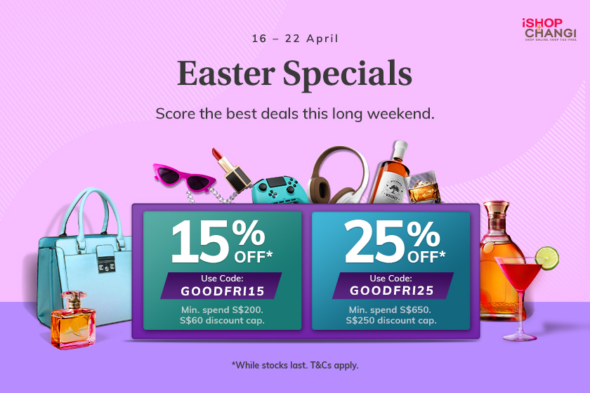 iShopChangi Promotions | Changi Exclusive Discount Codes | iShopChangi