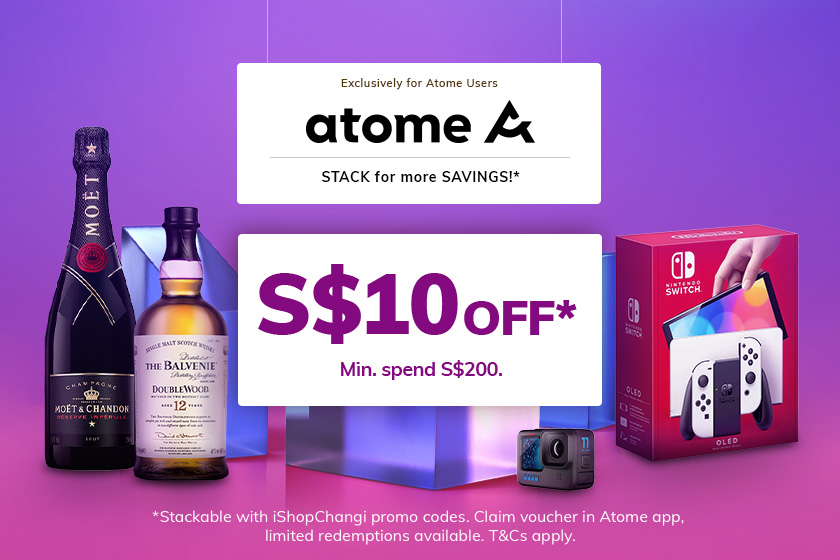 Additional SGD10 off with Atome
