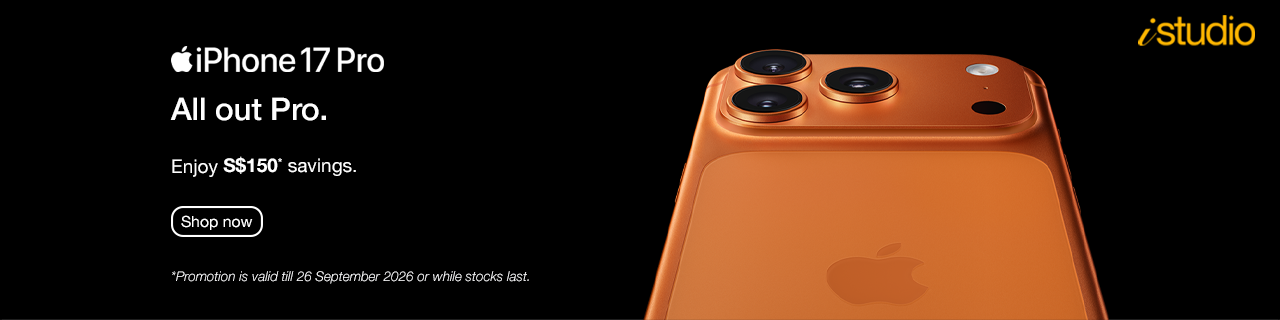 Enjoy SGD150 off iPhone 17 Pro