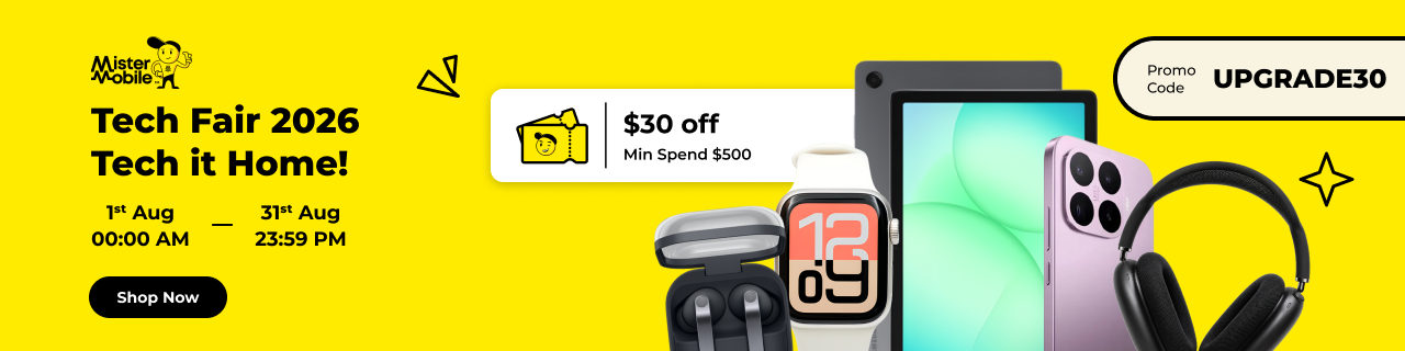 Enjoy up to SGD30 off Mister Mobile products