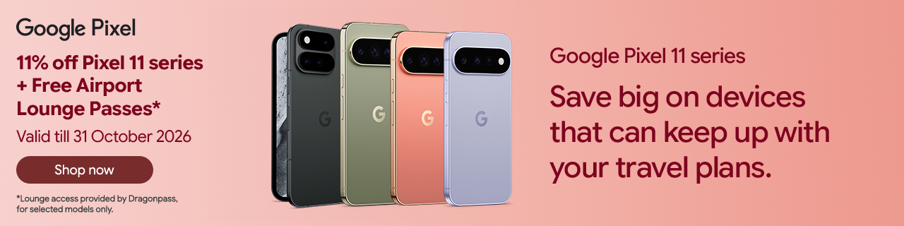 Enjoy 11percent off Pixel 11 series and free airport lounge passes