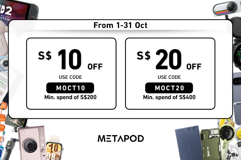 Enjoy up to SGD30 off Metapod products