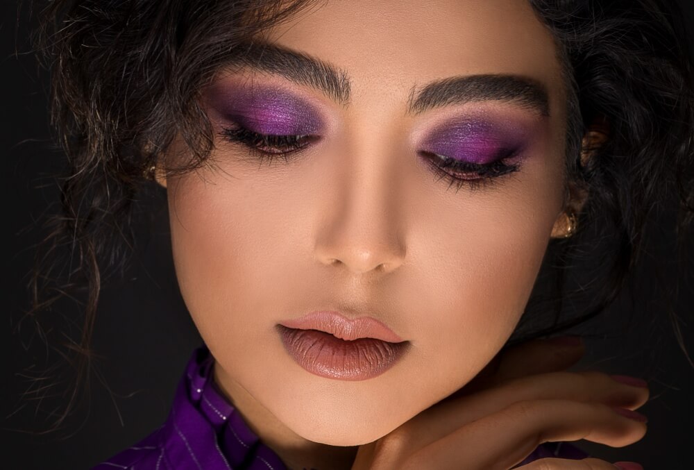 purple eye makeup